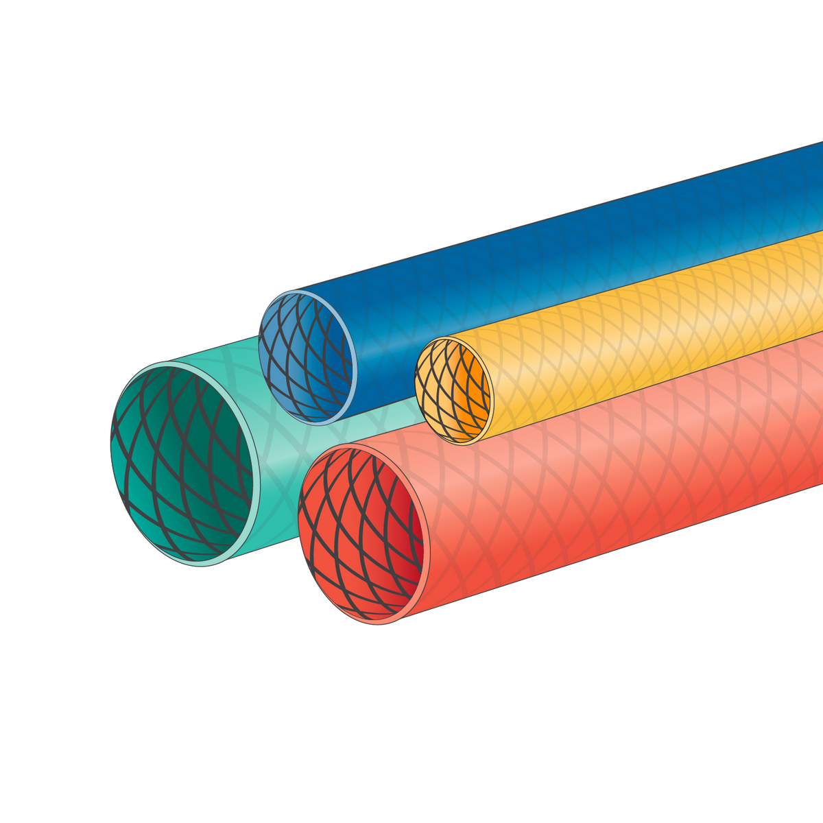 Braided Catheter Shaft with Biocoat Hydak® Hydrophilic Coating - 4 Fr